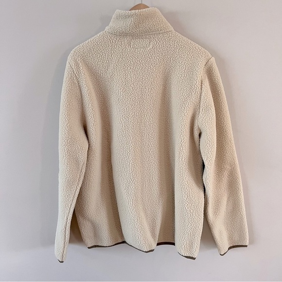 Quince full zip fleece jacket men’s size xl beige - Picture 8 of 9